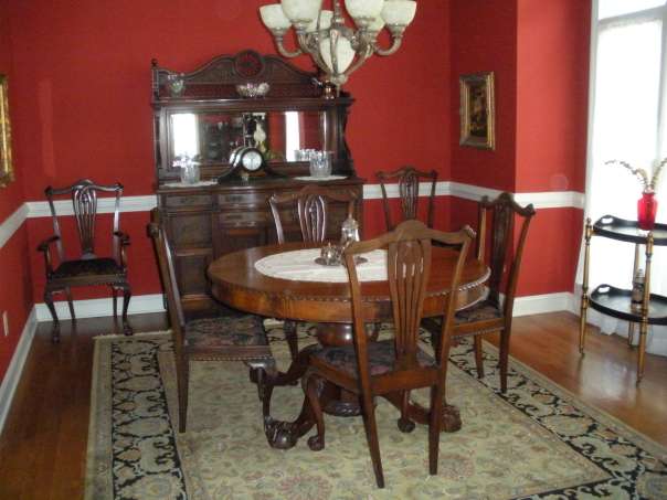 Exquisite dining room at Haynes Bed and Breakfast