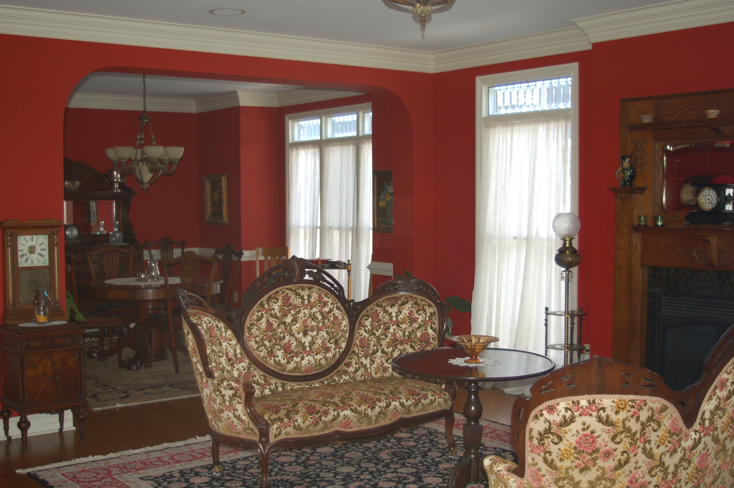 Sitting area at the Haynes Bed and Breakfast