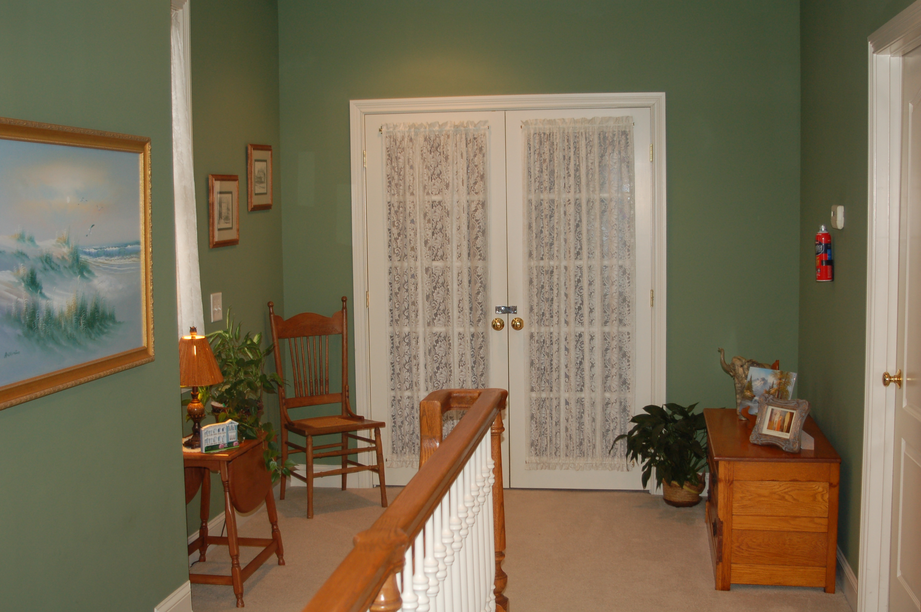 Upstairs hallway at Haynes Bed and Breakfast